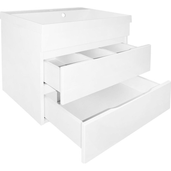 Тумба подвесная с раковиной Azario Эстима 60/2 60 см CS00094582 - фото 5