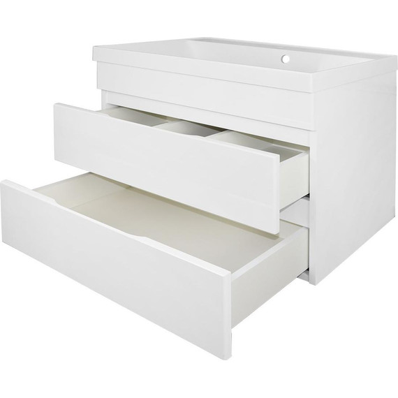 Тумба подвесная с раковиной Azario Эстима 70/2 70 см CS00094583 - фото 4