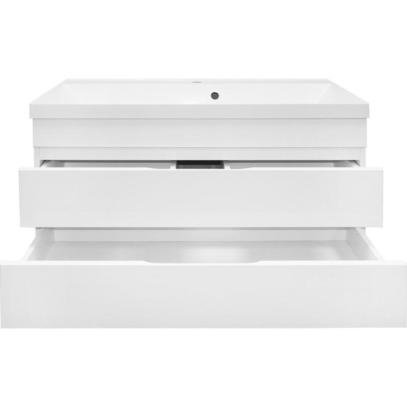 Тумба подвесная с раковиной Azario Эстима 100/2 100 см CS00094585 - фото 5