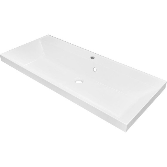 Тумба подвесная с раковиной Azario Эстима 100/2 100 см CS00094585 - фото 2