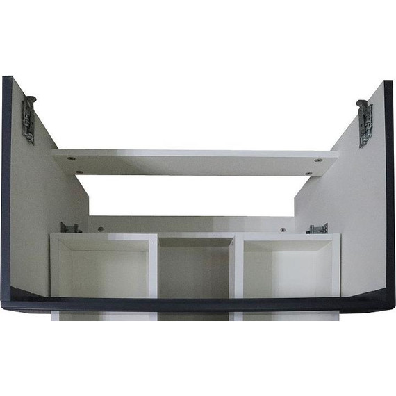 Тумба подвесная с раковиной Azario Эстима 60/2 60 см CS00094587, графит - фото 5