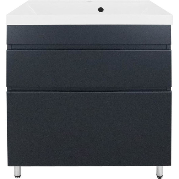 Тумба напольная с раковиной Azario Эстима 70/2Н 70 см CS00094595, графит - фото 5
