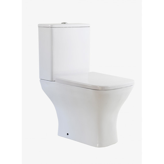 Унитаз-компакт безободковый Taliente Elegante Vortex EL45055 с крышкой микролифт (система смыва Торнадо) - фото 2