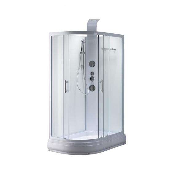 Гидробокс Taliente 120x80 см TA-128CW(R), белый/прозрачное - фото 