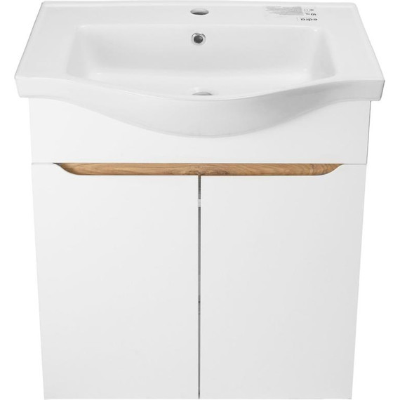 Тумба напольная с раковиной AN Келли 55 см, белый - фото 6