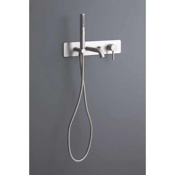 Смеситель для ванны Allen Brau Priority 5.31006-BN (со скрытой частью) никель - фото 15