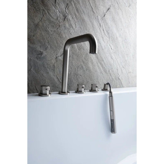 Смеситель для ванны Allen Brau Priority 5.31007-BN, никель - фото 2