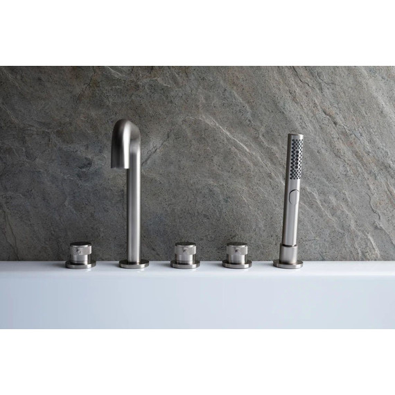 Смеситель для ванны Allen Brau Priority 5.31007-BN, никель - фото 4