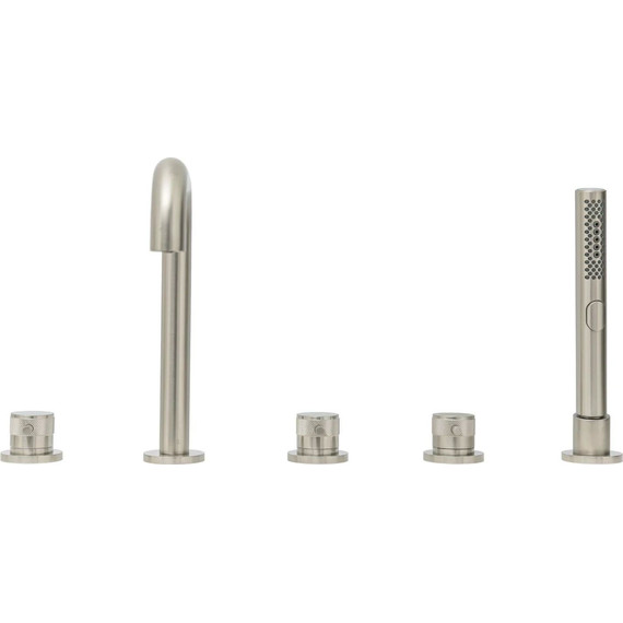 Смеситель для ванны Allen Brau Priority 5.31007-BN, никель - фото 5