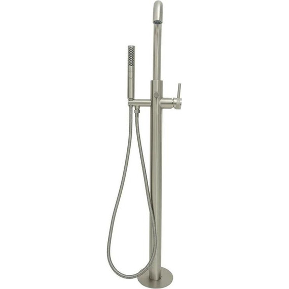 Смеситель для ванны напольный Allen Brau Priority 5.31008-BN (со скрытой частью) никель - фото 13