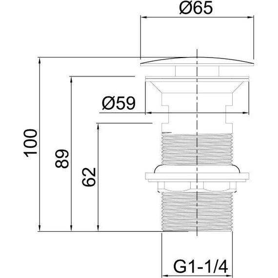 Донный клапан Allen Brau Priority 5.31024-BN, никель - фото 2