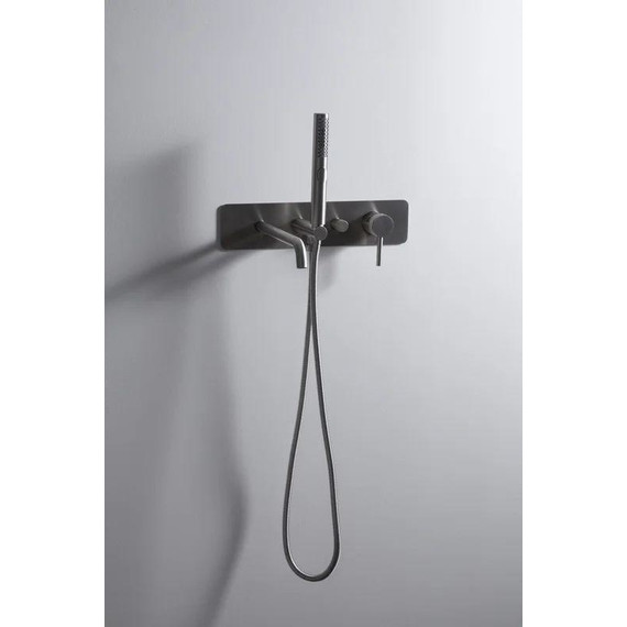 Смеситель для ванны Allen Brau Priority 5.31A06-BN (со скрытой частью) никель - фото 3