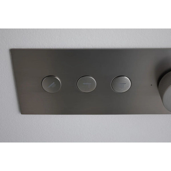 Смеситель для душа с термостатом Allen Brau Liberty 5.33003-BN (со скрытой частью) никель - фото 7