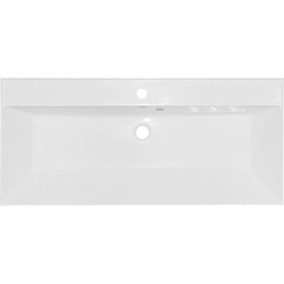 Тумба напольная с раковиной AN Эстелла 100 см, белый - фото 2