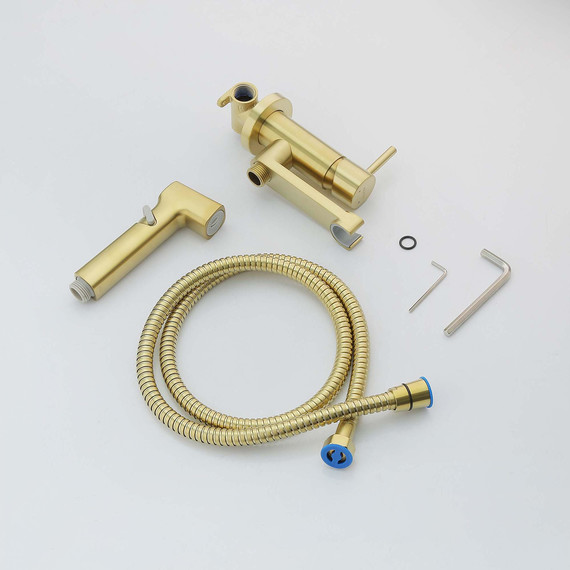 Набор для гигиенического Aquatek Ника AQ1819BG, золото - фото 3