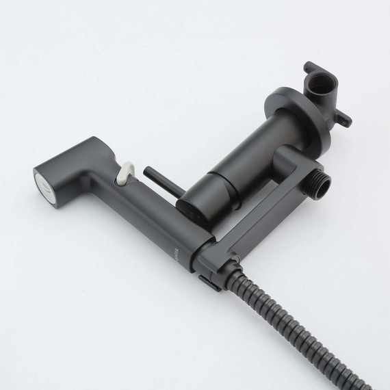 Набор для гигиенического Aquatek Ника AQ1819MB, чёрный матовый - фото 2