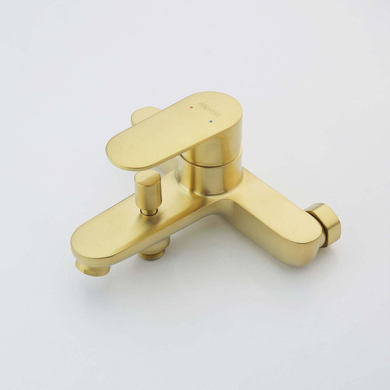 Смеситель для ванны Aquatek Ника AQ1840BG, золото - фото 2