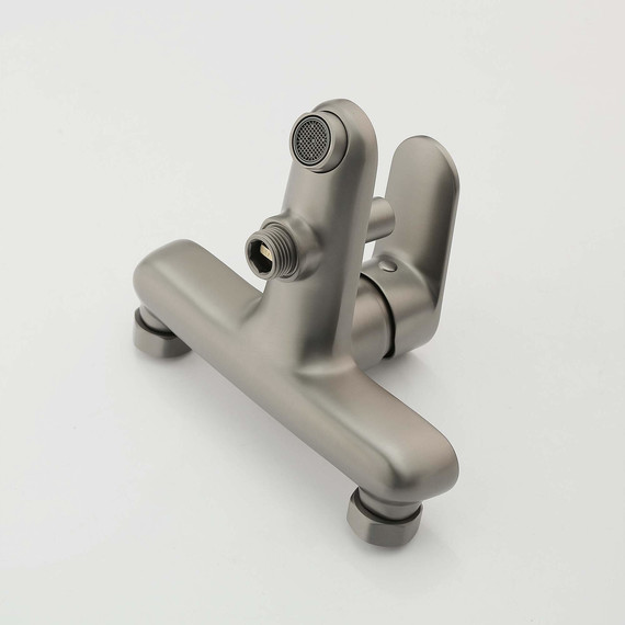 Смеситель для ванны Aquatek Ника AQ1840BGM, оружейная сталь - фото 4