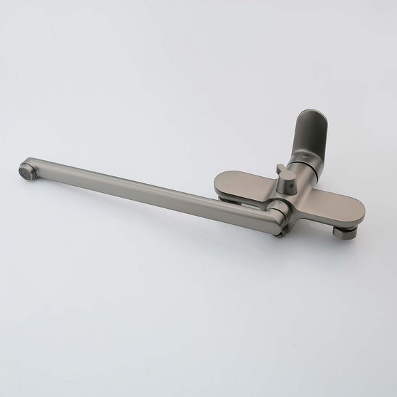 Смеситель для ванны Aquatek Ника AQ1842BGM, оружейная сталь - фото 4