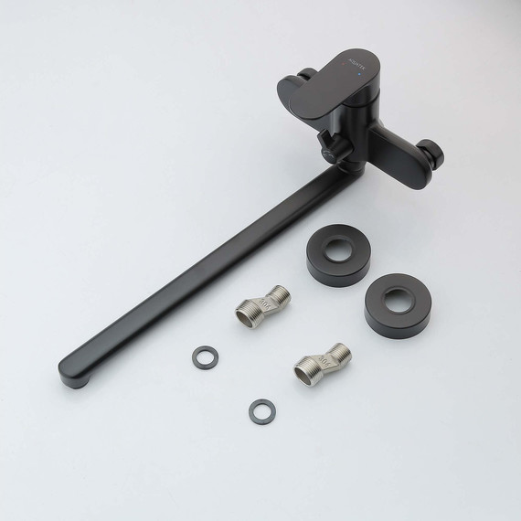 Смеситель для ванны Aquatek Ника AQ1842MB, чёрный матовый - фото 3