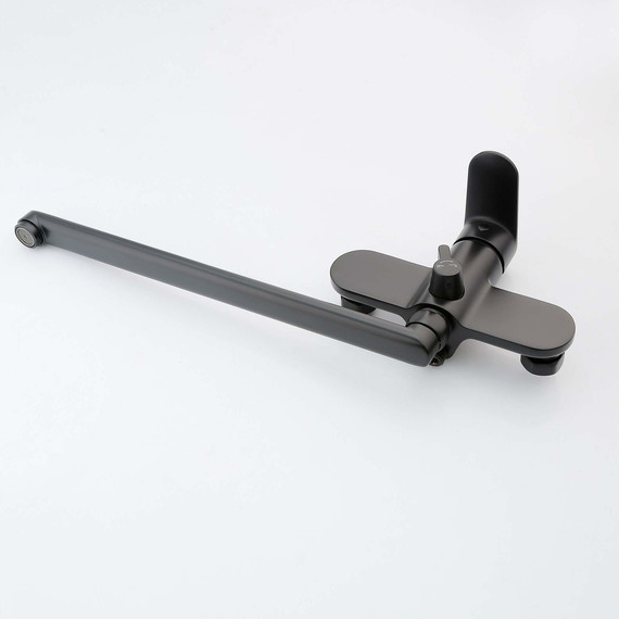 Смеситель для ванны Aquatek Ника AQ1842MB, чёрный матовый - фото 4