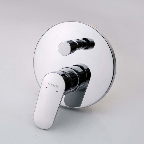 Смеситель для ванны Aquatek Ника AQ1846CR (со скрытой частью) - фото 2