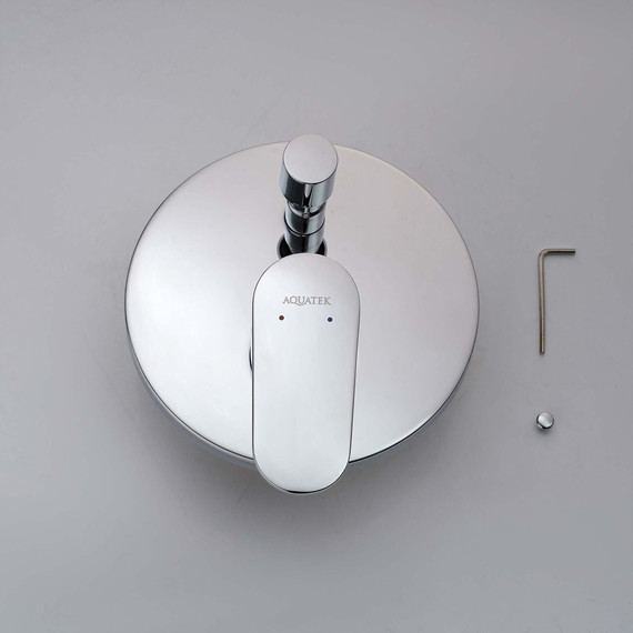 Смеситель для ванны Aquatek Ника AQ1846CR (со скрытой частью) - фото 3