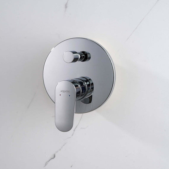 Смеситель для ванны Aquatek Ника AQ1846CR (со скрытой частью) - фото 6