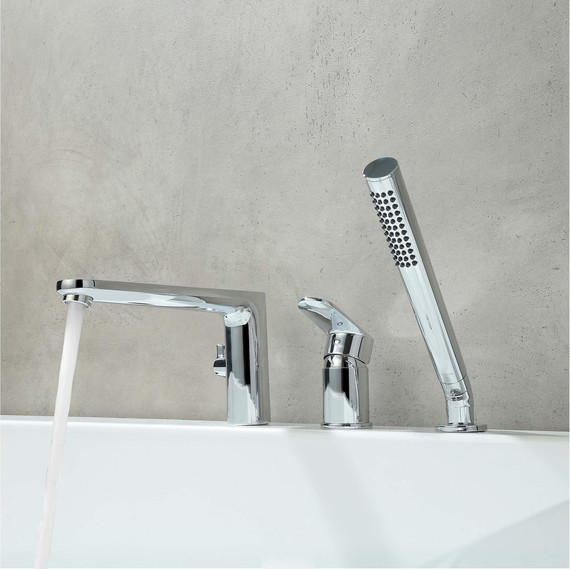 Смеситель для ванны Aquatek Ника AQ1848CR - фото 2