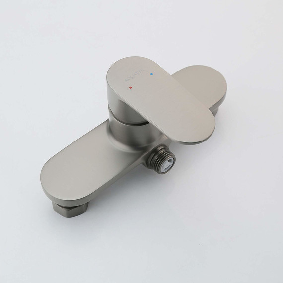 Смеситель для душа Aquatek Ника AQ1860BGM, оружейная сталь - фото 4