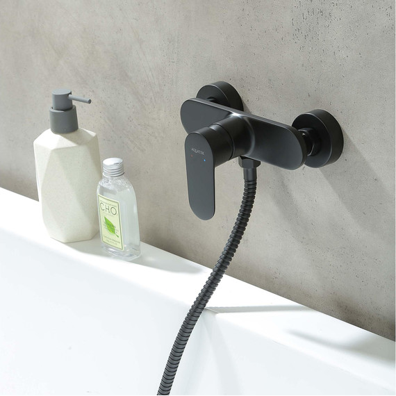 Смеситель для душа Aquatek Ника AQ1860MB, чёрный матовый - фото 5