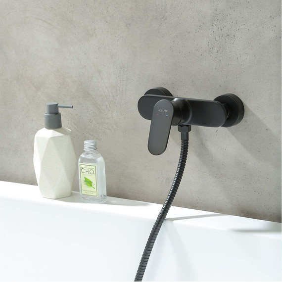 Смеситель для душа Aquatek Ника AQ1860MB, чёрный матовый - фото 7