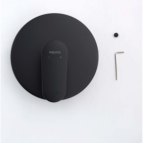 Смеситель для душа Aquatek Ника AQ1866MB (со скрытой частью) чёрный матовый - фото 3