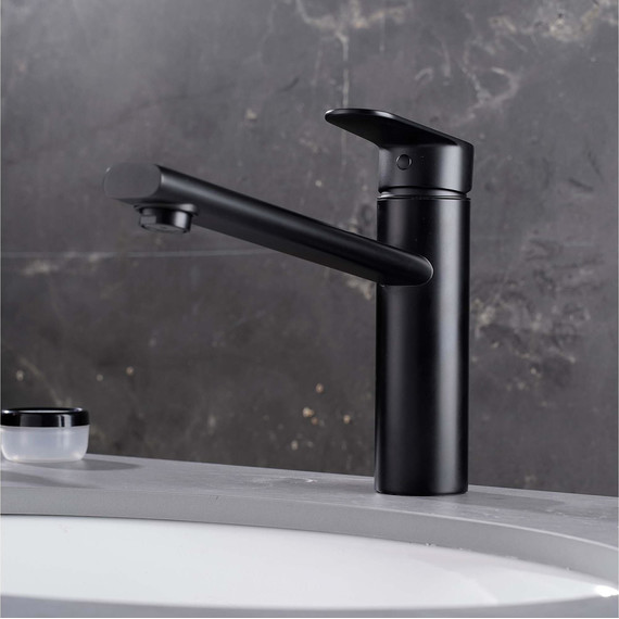 Смеситель для кухни Aquatek Ника AQ1880MB, чёрный матовый - фото 7