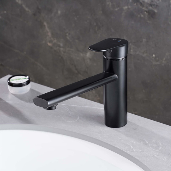 Смеситель для кухни Aquatek Ника AQ1880MB, чёрный матовый - фото 8