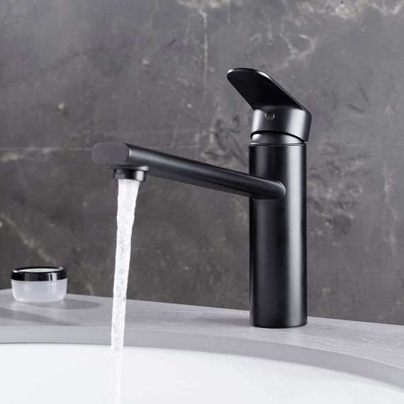 Смеситель для кухни Aquatek Ника AQ1880MB, чёрный матовый - фото 9