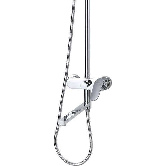 Душевая стойка Aquatek Ника AQ2840CR, Цвет производителя: хром - фото, картинка 3 Душевая стойка Aquatek Ника AQ2840CR, Цвет производителя: хром - фото 3