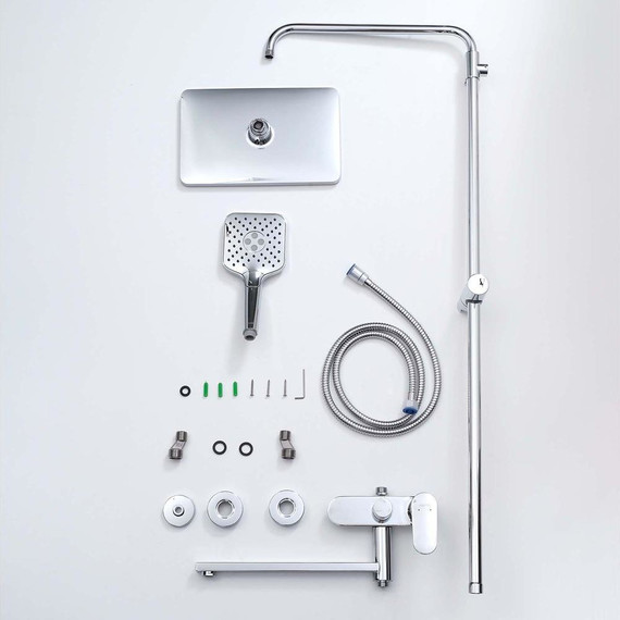 Душевая стойка Aquatek Ника AQ2840CR, Цвет производителя: хром - фото, картинка 6 Душевая стойка Aquatek Ника AQ2840CR, Цвет производителя: хром - фото 6