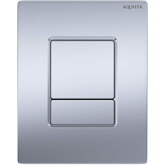 Кнопка смыва Aquatek Pneumo N PNN-0000003, хром матовый - фото 