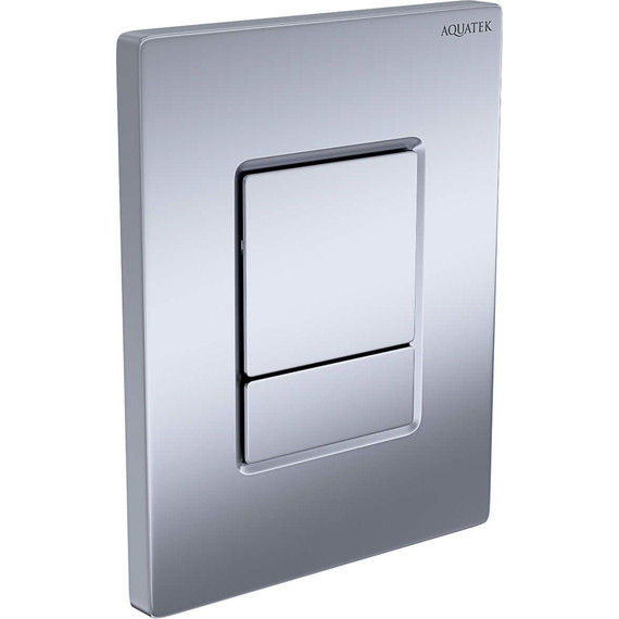 Кнопка смыва Aquatek Pneumo N PNN-0000003, хром матовый - фото, картинка 2 Кнопка смыва Aquatek Pneumo N PNN-0000003, хром матовый - фото 2