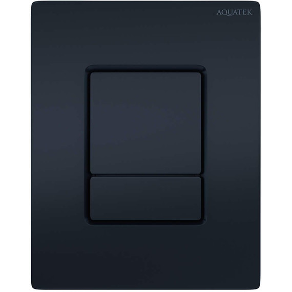Кнопка смыва Aquatek Pneumo N PNN-0000005, чёрный матовый - фото 