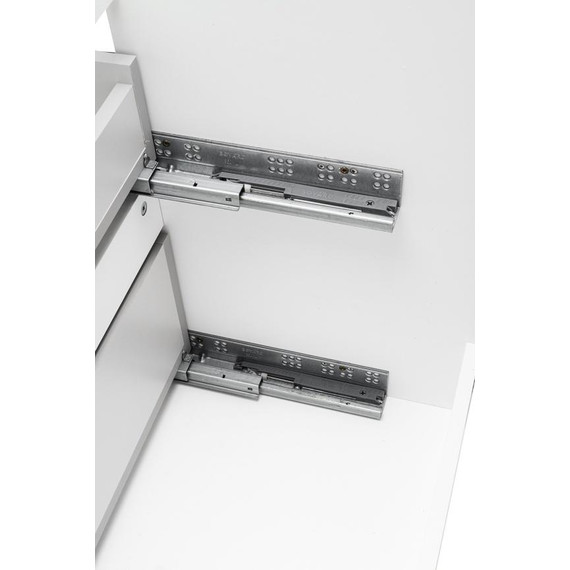 Тумба напольная с раковиной AN Сандра 100 см, белый - фото 6