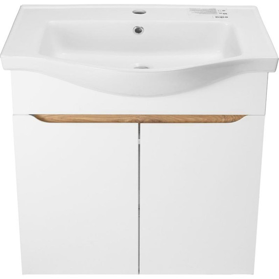 Тумба напольная с раковиной AN Келли 65 см, белый - фото 6