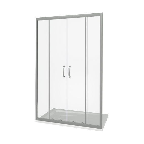 Душевая дверь Bas Infinity WTW-TD-150-G-CH 150 см хром/матовое - фото 5