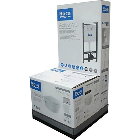 Инсталляция с подвесным унитазом Roca Meridian 48 893104110 - фото 3