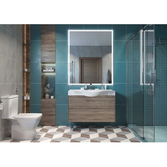 Унитаз-компакт Santek Нео 1.WH30.2.470 с тонкой крышкой микролифт - фото 11