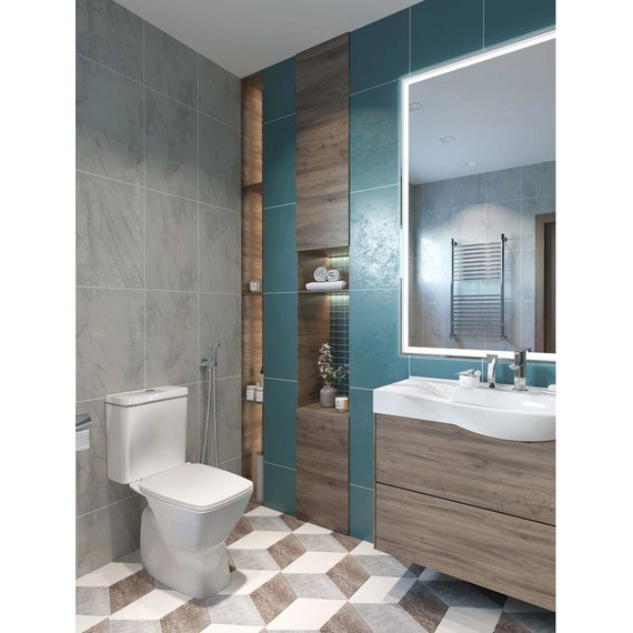 Унитаз-компакт Santek Нео 1.WH30.2.470 с тонкой крышкой микролифт - фото 12