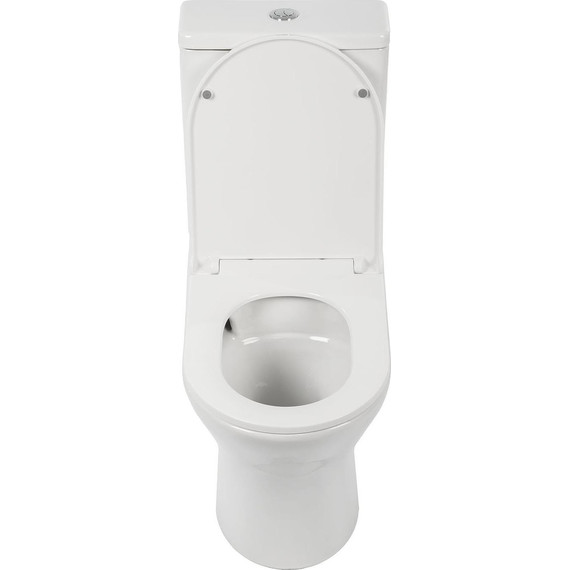 Унитаз-компакт безободковый AN Link с крышкой микролифт (система смыва Торнадо) - фото 6