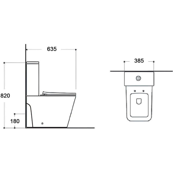 Унитаз-компакт безободковый Aquatek Либерти AQ1263NT-00 с тонкой крышкой микролифт (система смыва Торнадо) - фото 12