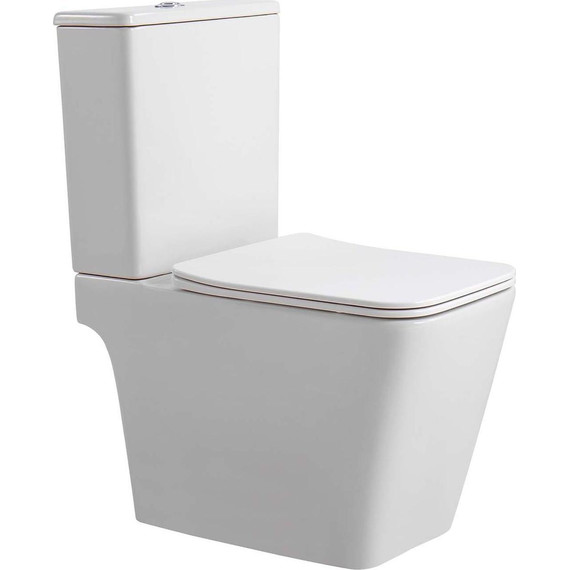 Унитаз-компакт безободковый Aquatek Либерти AQ1263NT-00 с тонкой крышкой микролифт (система смыва Торнадо) - фото 2